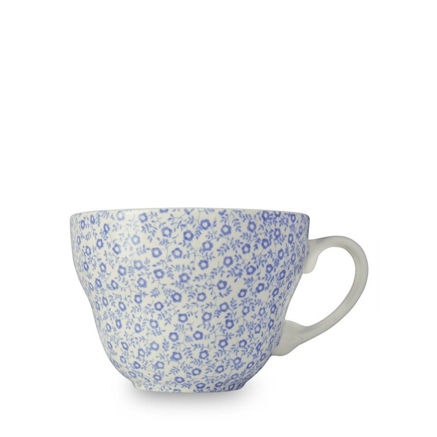 Teacups & Saucers Burleigh Pottery | Blue Felicity Breakfast Cup 425Ml/0.75Pt