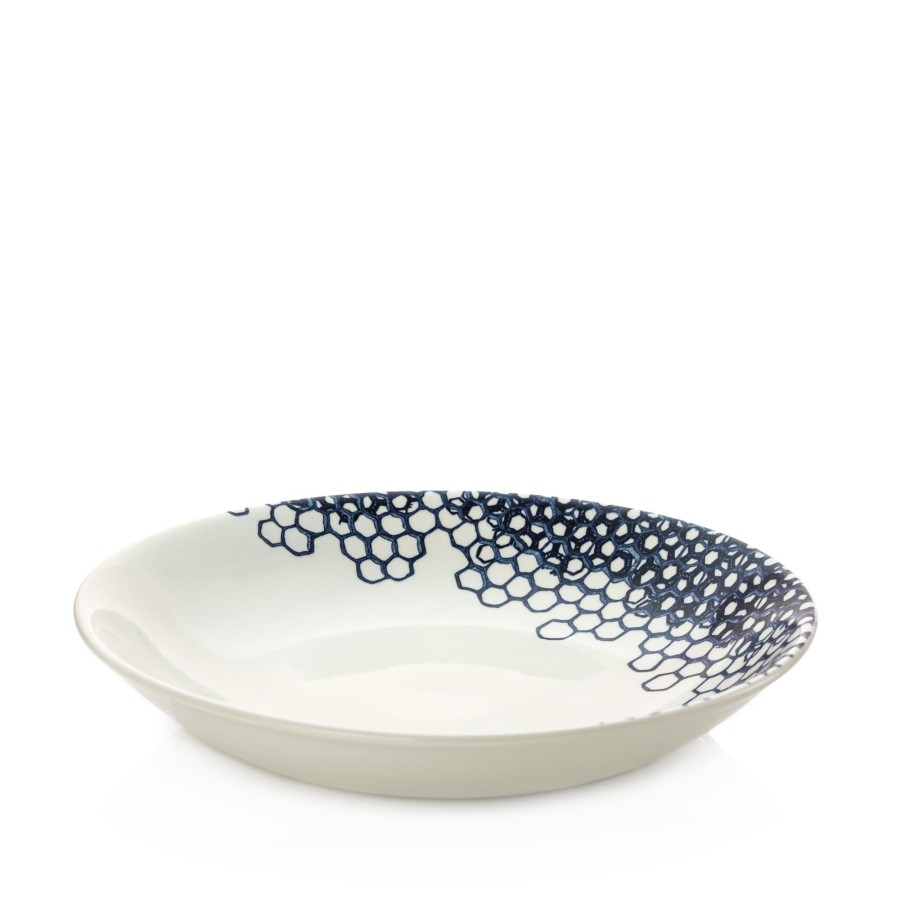 Bowls Burleigh Pottery | Ink Blue Pollen Pasta Bowl