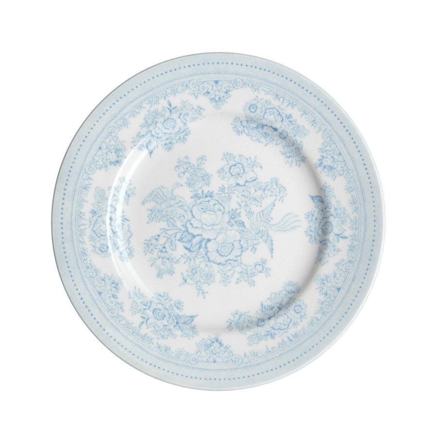 Side Plates Burleigh Pottery | Blue Asiatic Pheasants Plate 17.5Cm/7"