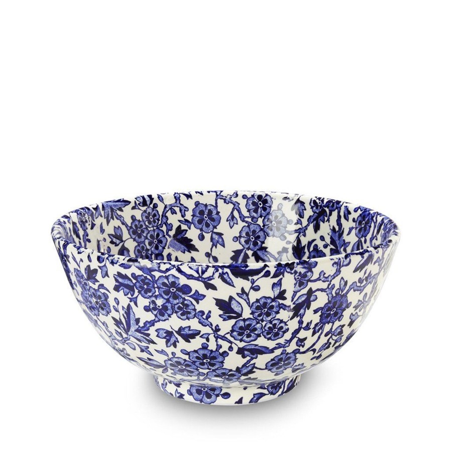 Bowls Burleigh Pottery | Blue Arden Medium Footed Bowl 20.5Cm/8"