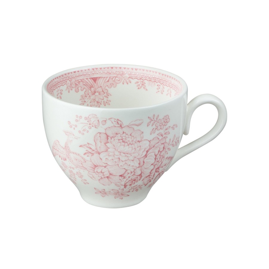 Teacups & Saucers Burleigh Pottery | Pink Asiatic Pheasants Teacup 187Ml/0.33Pt