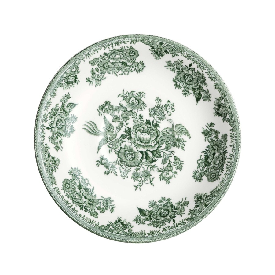 Teacups & Saucers Burleigh Pottery | Green Asiatic Pheasants Breakfast Saucer