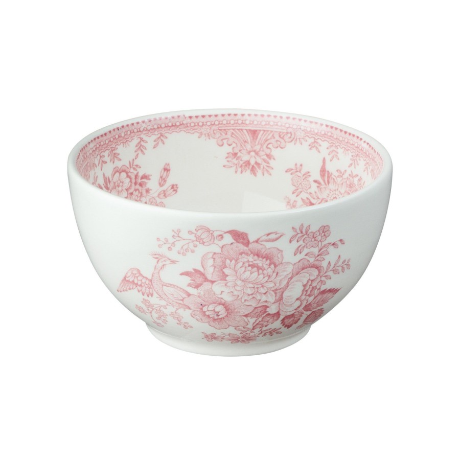 Bowls Burleigh Pottery | Pink Asiatic Pheasants Mini Footed Bowl 12Cm/5"