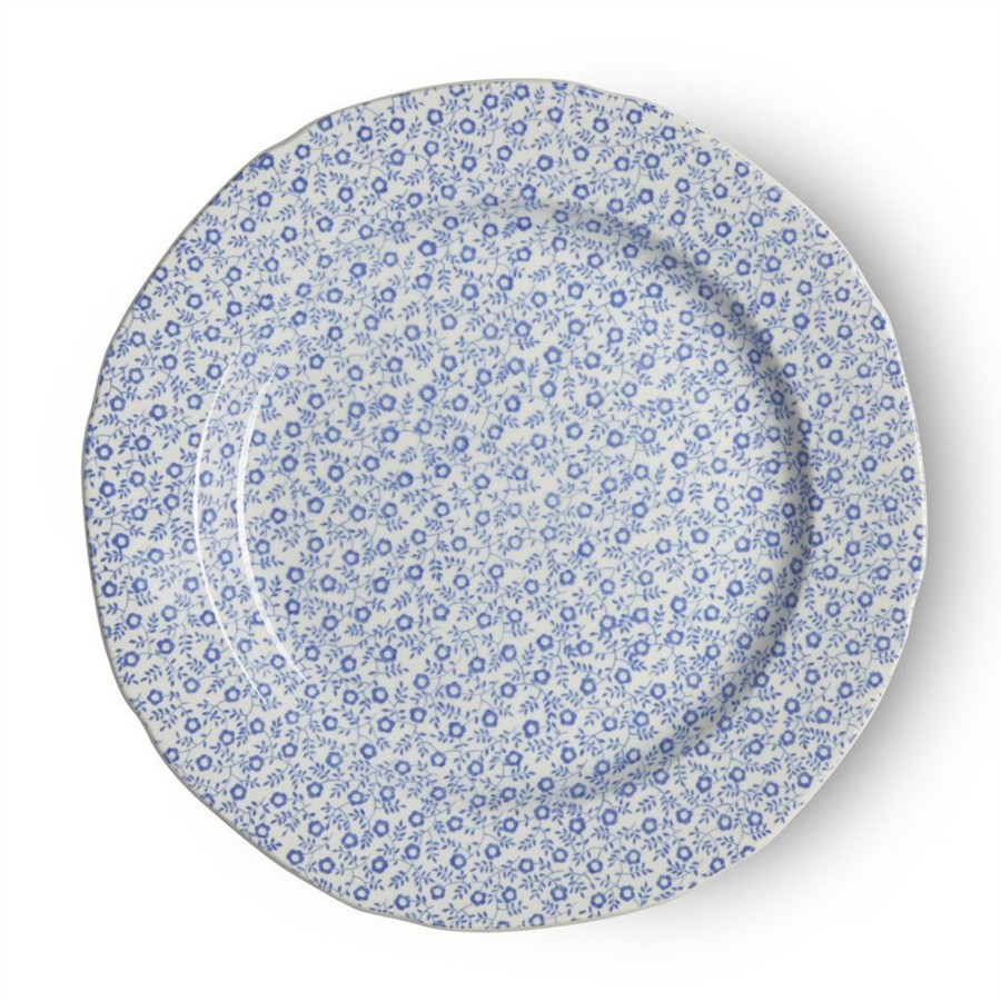 Side Plates Burleigh Pottery | Blue Felicity Plate 21.5Cm/8.5"