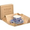 Teacups & Saucers Burleigh Pottery | Blue Arden Breakfast Cup Gift Set