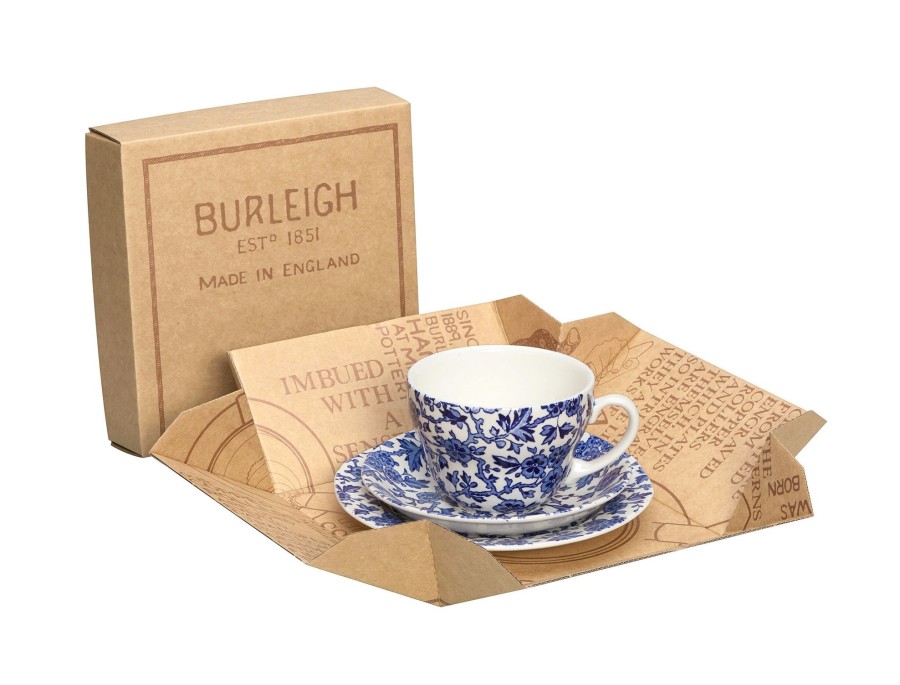 Teacups & Saucers Burleigh Pottery | Blue Arden Breakfast Cup Gift Set