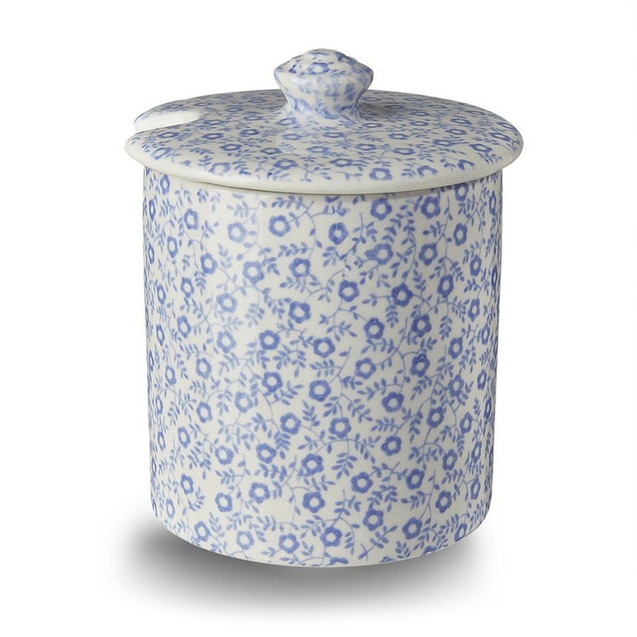 Serving Burleigh Pottery | Blue Felicity Straight Sided Covered Jam 200G