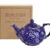 Teapots Burleigh Pottery | Blue Calico Small Teapot Gift Set