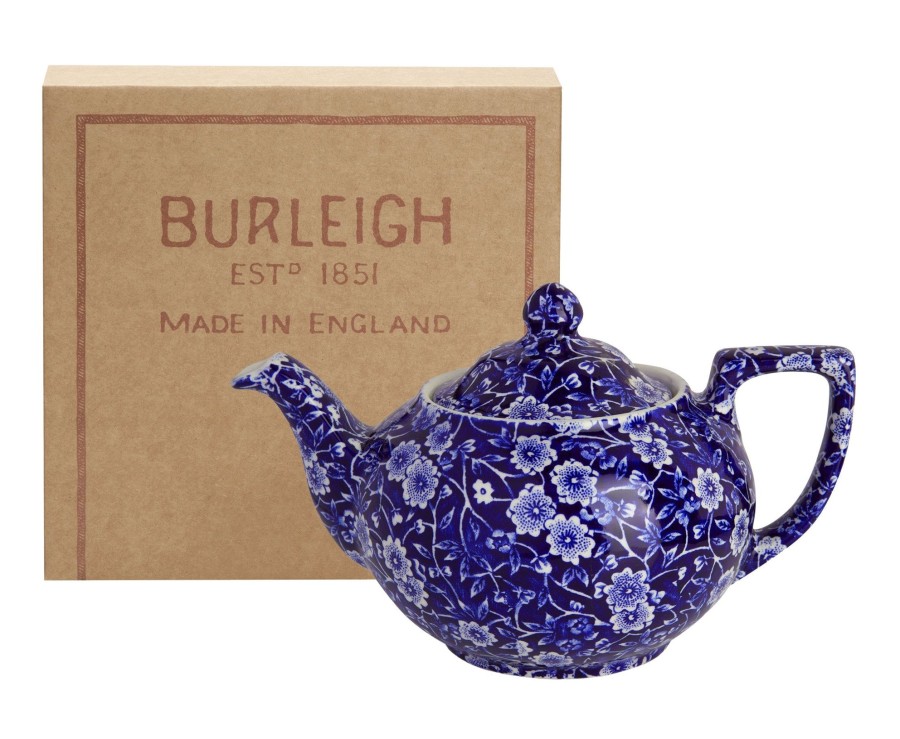 Teapots Burleigh Pottery | Blue Calico Small Teapot Gift Set