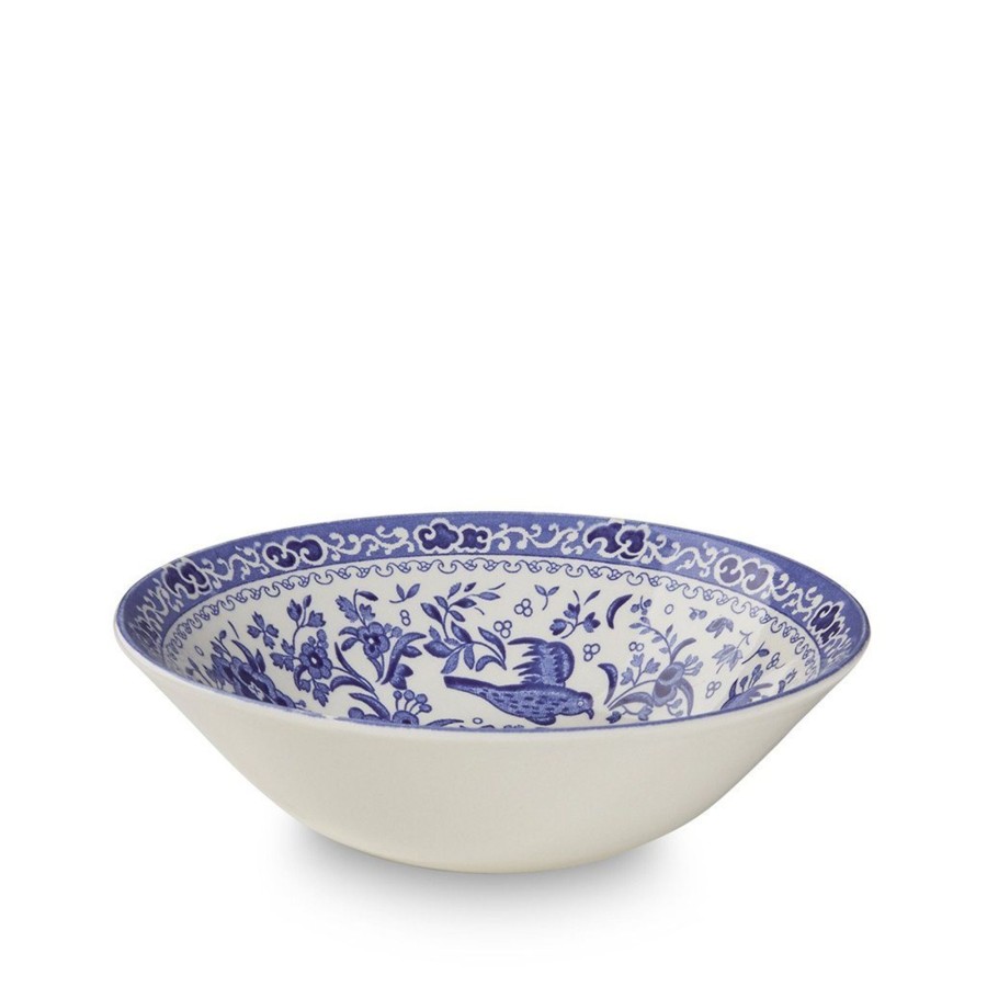 Bowls Burleigh Pottery | Blue Regal Peacock Cereal Bowl 16Cm/6.25"