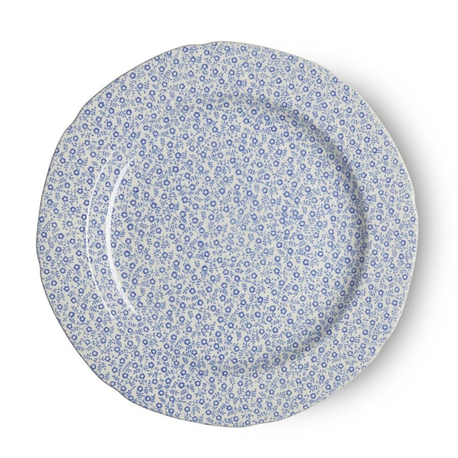 Dinner Plates Burleigh Pottery | Blue Felicity Plate 26.5Cm/10.5"