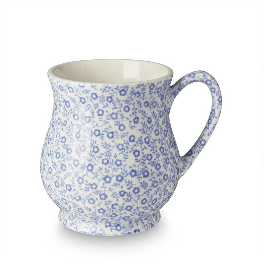 Mugs Burleigh Pottery | Blue Felicity Sandringham Mug Half Pint 284Ml/0.5Pt