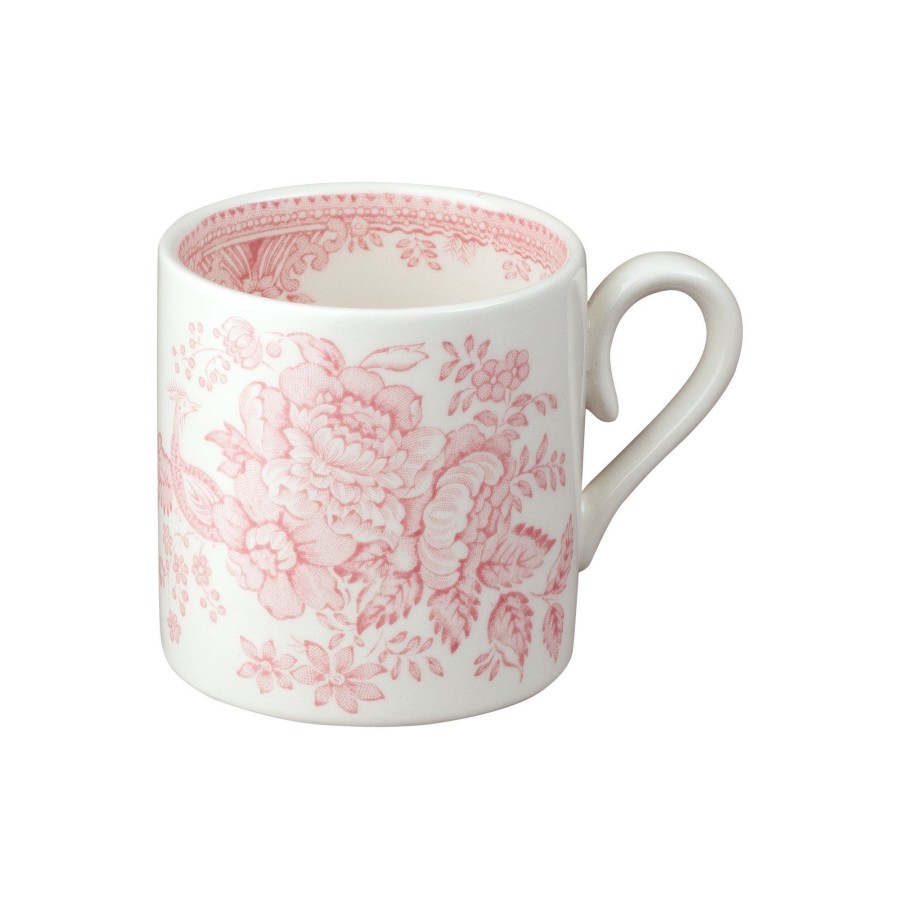 Mugs Burleigh Pottery | Pink Asiatic Pheasants Mini Mug