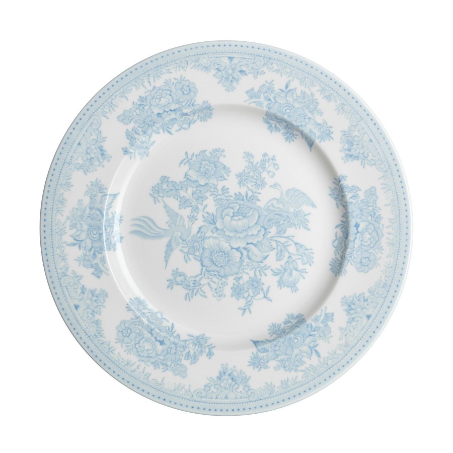 Dinner Plates Burleigh Pottery | Blue Asiatic Pheasants Plate 25Cm/10"