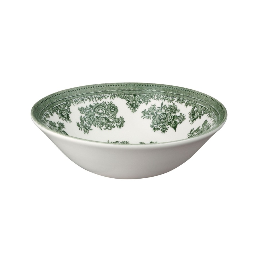 Bowls Burleigh Pottery | Green Asiatic Pheasants Cereal Bowl 16Cm/6.25"