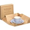 Teacups & Saucers Burleigh Pottery | Blue Felicity Teacup Gift Set