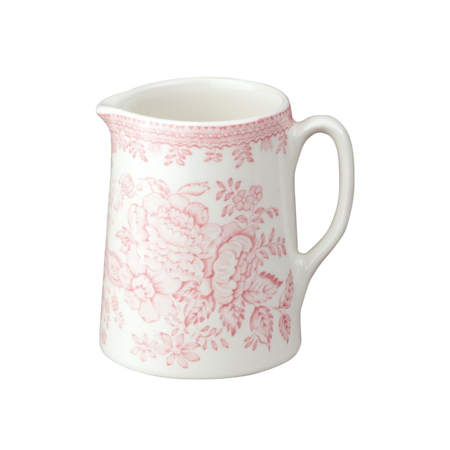 Sugar Bowls & Milk Jugs Burleigh Pottery | Pink Asiatic Pheasants Mini Tankard Jug 160Ml/0.25Pt