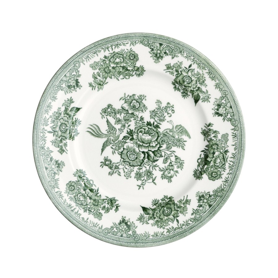 Side Plates Burleigh Pottery | Green Asiatic Pheasants 17.5Cm Plate