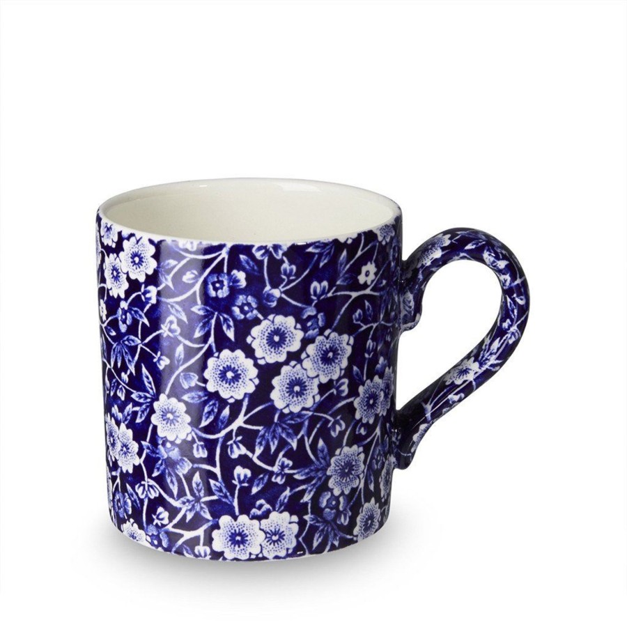 Mugs Burleigh Pottery | Blue Calico Mug 375Ml/0.66Pt