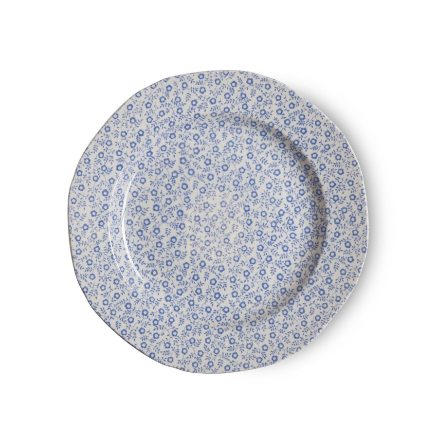 Side Plates Burleigh Pottery | Blue Felicity Plate 19Cm/7.5"