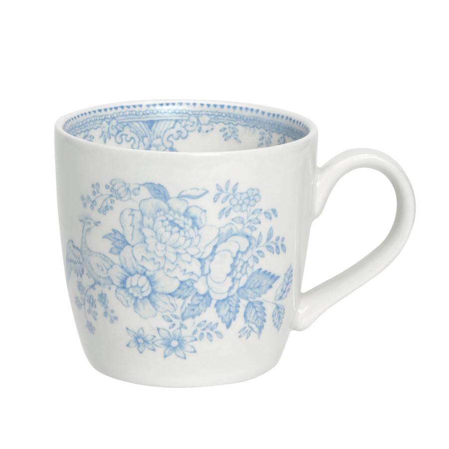 Mugs Burleigh Pottery | Blue Asiatic Pheasants Osbourne Mug